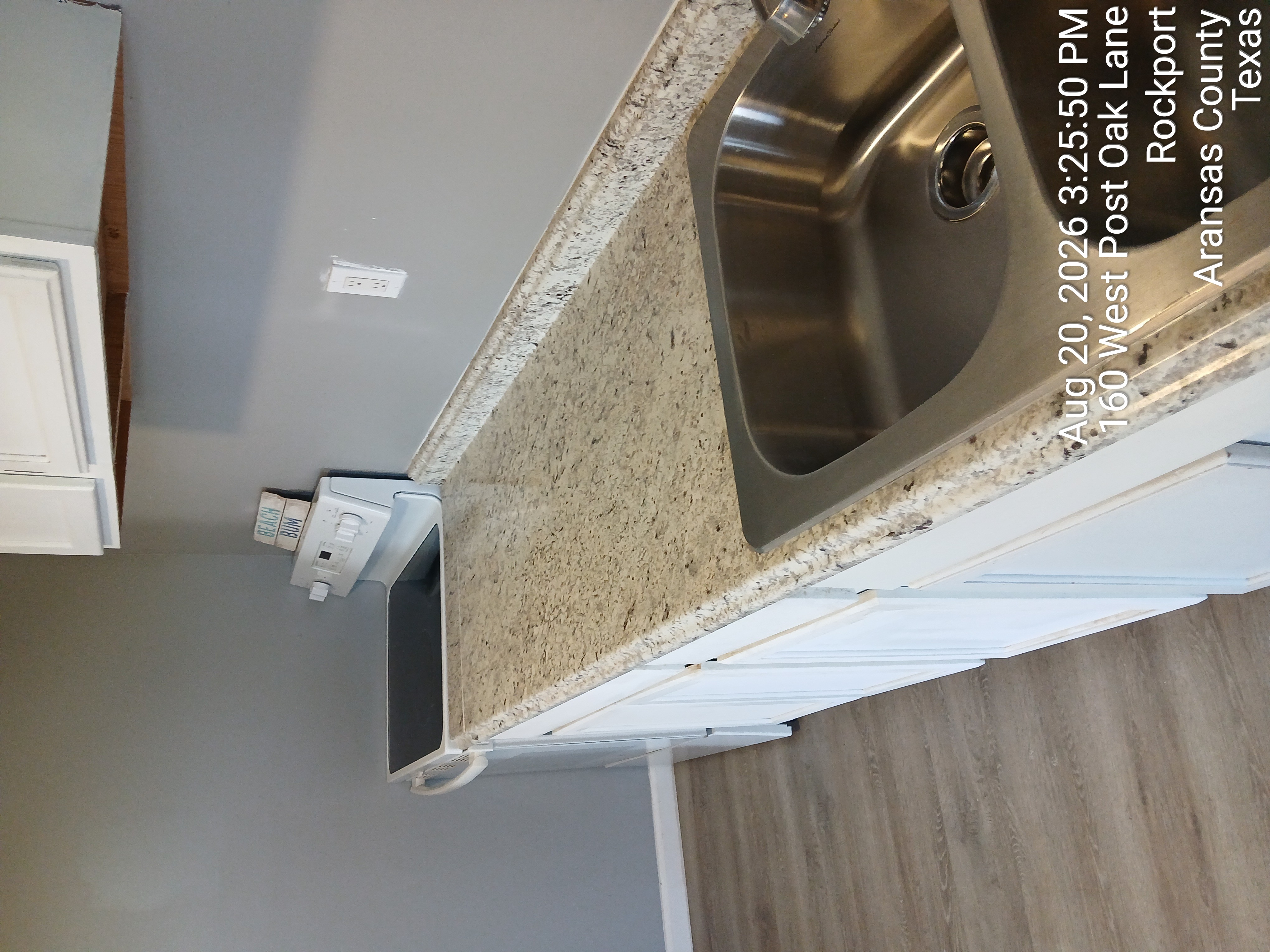 Kitchen counters and sink